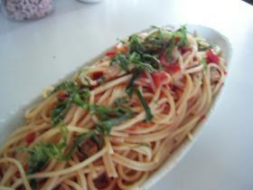 フレッシュトマトとあさりのパスタ
