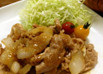 簡単＋ご飯が進む♪ゴマみそ味の生姜焼き