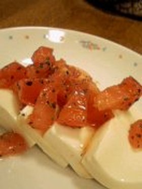 簡単！お豆腐でイタリアンな前菜☆