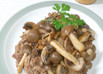 キノコ牛肉炒め バルサミコ風味