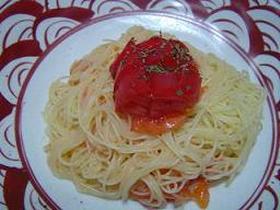 トマトの冷製パスタ
