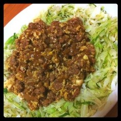 炒めキャベツの他人あんかけ