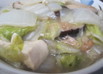 白菜と豆腐の干し蝦煮込み