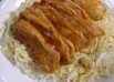 鶏ムネ肉の照り焼きとたっぷりキャベツ