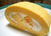 しっとりふわふわオレンジロールケーキ
