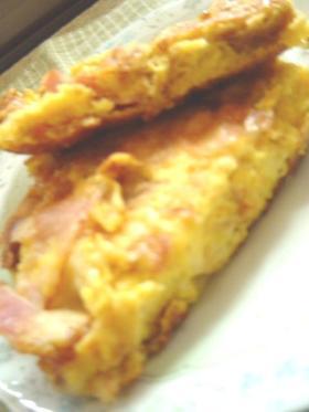 簡単！　☆お麩オムレツ☆