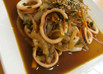 イカと野菜の炒め物