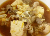 蕎麦屋のまかない♪肉すい豆腐