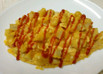 ごろごろチキンナゲットのチーズオムレツ