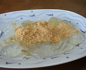 レンジでわらび餅☆とっても簡単!