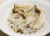 糸こんにゃくと大根のペペロンチーノ