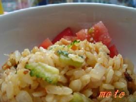 苦爽やか!?ゴーヤ炒飯
