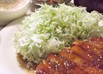 厚切り豚ロースの生姜焼き