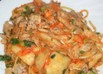 超簡単・キムチ焼きそば