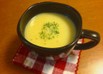 さつまいもとしめじの豆乳ポタージュ