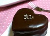 バレンタインに♡ハートのプチチョコケーキ