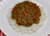 ごぼう・ひき肉のルーで簡単キーマカレー