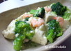 えびとブロッコリーのうま塩豆腐