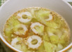 梅の香り♡キャベツとちくわの中華スープ