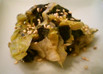 レタスのおひたし海苔の佃煮風