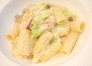 ベーコンと白菜のクリームパスタ