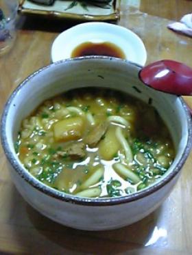 残りのカレーでカレーうどん