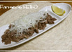 牛肉のバターしょうゆ炒め　　