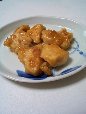 鶏胸肉の味噌照り焼き