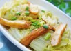 白菜とさつま揚げのゴマ味噌煮