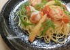＊簡単！野菜とエビのペペロンチーノ＊