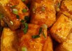 揚げ出し豆腐と米酢の香味ソース