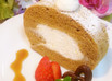 ふわふわ♪シフォンのよう黒糖ロールケーキ
