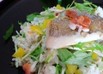 うおぜと水菜の梅ちらし