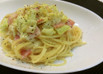 おひとりランチ…クリームチーズパスタ