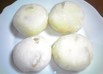 水きりヨーグルトと洋梨の求肥包み