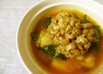 あったまろ★厚揚げ入りキムチ納豆スープ★