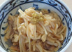 ＋１品の簡単副菜：なめたけの柚子胡椒風味