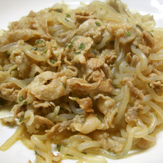 簡単♪焼肉白滝麺…低糖質ダイエットに♪