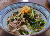 生姜と野菜たっぷりの丼ぶり(^-^)