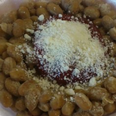 納豆×ケチャップ×粉チーズ 納豆×ケチャップ×粉チーズ