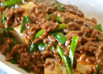 ■すき焼き風　ひき肉と豆腐の煮込み■