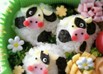 型抜きで簡単！キャラ弁☆牛さん弁当♪