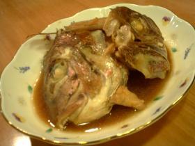 鯛のアラ炊き