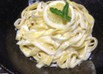 レモンクリームパスタ