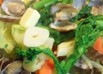 あさりと春野菜の酒蒸し