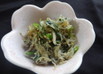 いつもの常備菜　じゃこ菜炒め