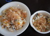 塩分控えめ鮭チャーハン