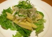 有機野菜のサラダ豆腐オーロラソースがけ