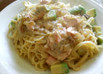 豆乳でクリームパスタ