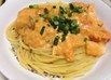 海老チリパスタ